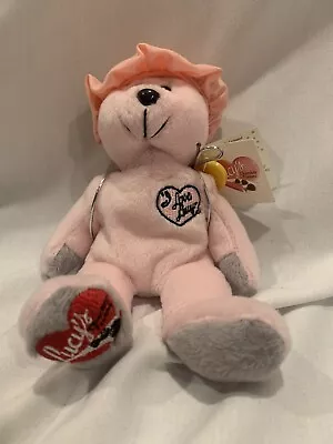 I Love Lucy Beanie Baby Bear Doll • $39.95