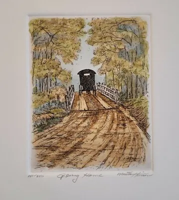 Martha Hinson  Going Home  Signed & Numbered Print • $25