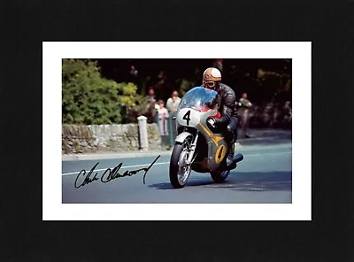 8X6 Mount MIKE HAILWOOD Signed PHOTO Print Ready To Frame MOTO GP SUPERBIKES • £7.49