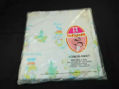 Vintage Riegel Babycare Crib Blanket Nursery Rhymes New In Package • $14.97