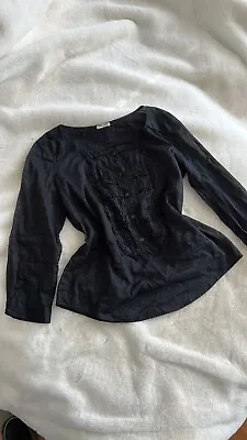 Miu Miu Black Y2K Lolita Top 2 • $85