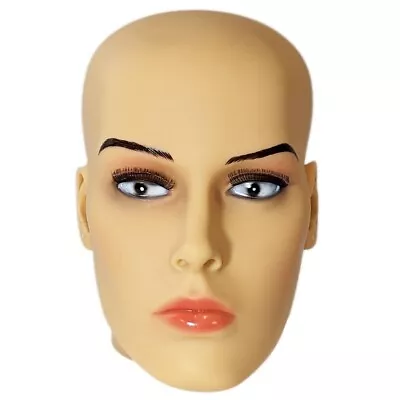 $15.99 • Buy LESS THAN PERFECT MN-S7 Female Realistic Mannequin Head Attachment, Pierced Ears