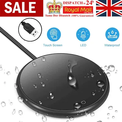 £7.89 • Buy Electric Cup Heating Coaster Warmer Coffee Tea Milk Mug Beverage Heater Mat Hot