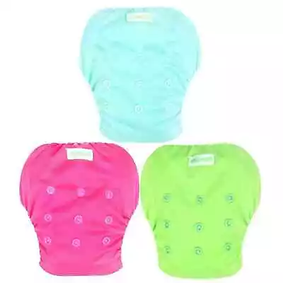 Wegreeco Swim Pants 3 Pack For Baby Toddler Adjustable Size Large • £7.92