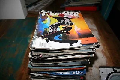 Vintage Lot 50 Thrasher Skateboarding Magazines 1980s/1990s • $56