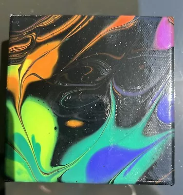 Original Abstract Acrylic Painting 3D Canvas • $10