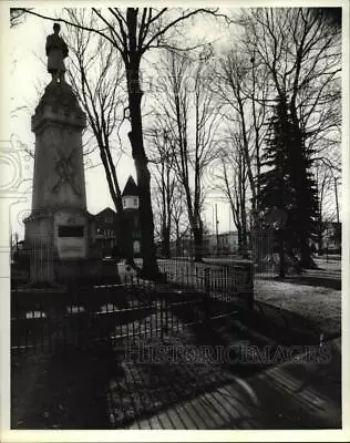 1979 Press Photo Civil War Monument For Men From Madison Killed In Action. • $15.99