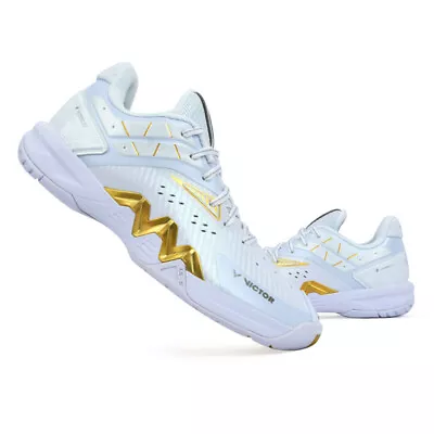 Victor Badminton Shoes Unisex White Racquet Racket Shuttlecock Shoes NWT P8500II • $170.01