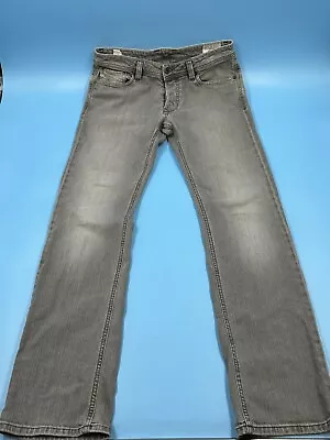 Mens Diesel VIKER 008L2 Stretch Straight Grey Jeans W31 L32 • $50.99