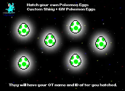 6 Six Custom Eggs ✨ Shiny + 6IV ✨ Pokemon For Sword Shield - Hatch Your Own Egg • $13.99