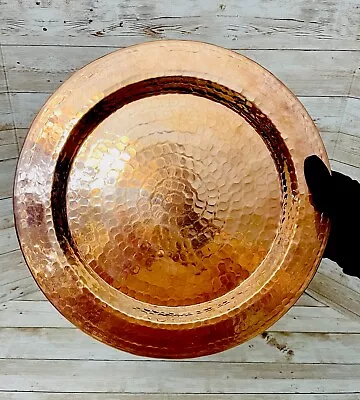 Mexican Hammered Copper Charger/ Plate Plato De Cobre Mexicano • $38