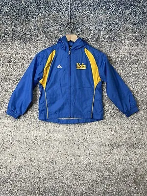 UCLA Bruins Blue Adidas Team Performance Windbreaker Jacket Large Children • $14.99