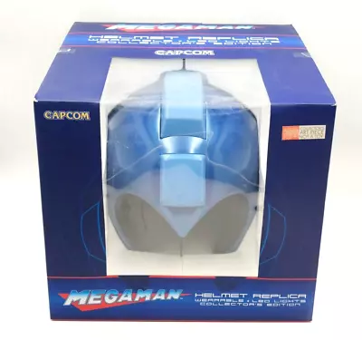 Capcom Mega Man Blue Helmet Replica Full Size Multiverse Studios Damage/Broken • $99