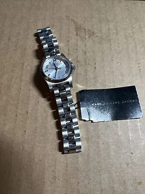 Marc Jacobs Ladies Silver Dinky Watch MBM3198 • $80.26