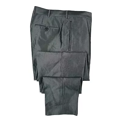 Prada Shimmering Silver Cotton Blend Mens Trouser Size EU 54 • $119.99