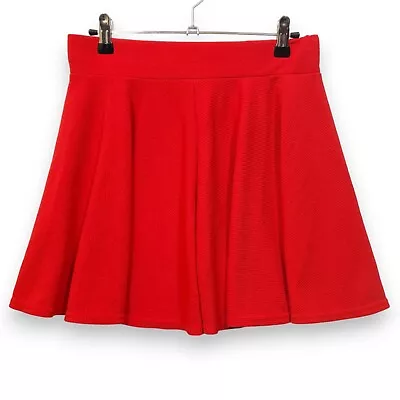 Urban Coco Red Skater Mini Circle Skirt Size M NWOT • $20.50