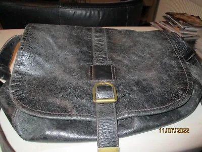 £12.50 • Buy Black Leather  Shouler Bag - M&s 'autograph Collection' Magnetic Closure -  Used