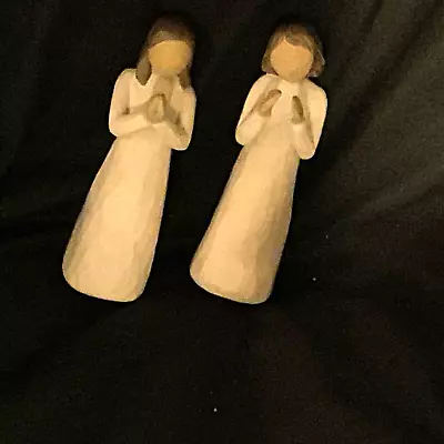 2000 WILLOW TREE Sisters By Heart Figurine Pair Susan Lordi Demdaco Friends • $14.95