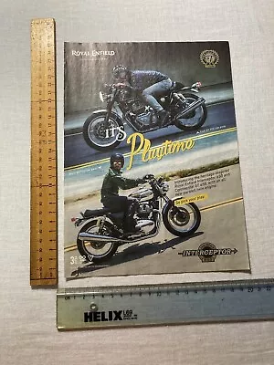 Double Sided Magazine Print AD 1 Page Motorcycle Helmet Jacket Shoes Tyres 2019 • $38.14