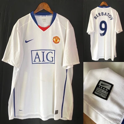 £47.99 • Buy Manchester United 2008-2009 Nike Away Shirt #9 BERBATOV