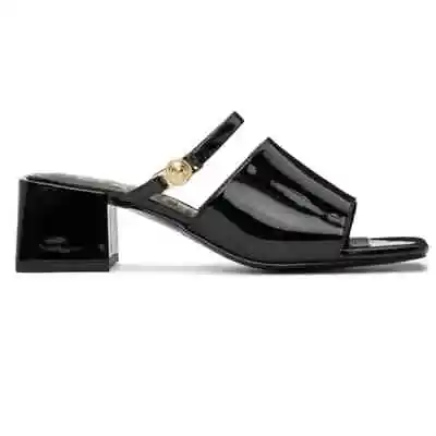 NEW VERSACE JEANS COUTURE Black Mules • $250