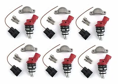 $384.32 • Buy 6 X 740cc 750cc Fuel Injectors For NISSAN / NISMO Z32 300ZX 89 ~ 94 VG30 Upgrade