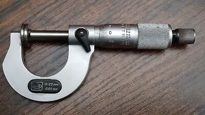 Moore And Wright No 961MP 0-22mm Disc Metric Micrometer. 0.01mm   (77) • £18.95