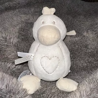 Mamas And Papas Duck Baby Rattle Pram Toy Soft Toy Plush Stuffed Animal  • £6