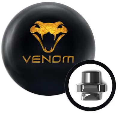 New NIB Motiv Venom Black Bowling Ball | 1st Quality (13lb/14lb/15lb/16lb) • $149.95