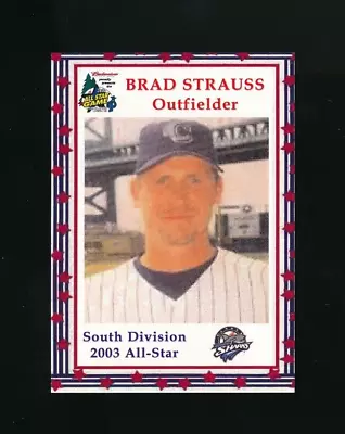 2003 Atlantic League All Star Brad Strauss  Super Rare Card • $15