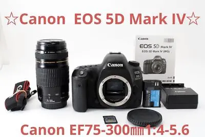 Canon EOS 5D Mark IV Telephoto Lens Set Good Condition • $4698.03