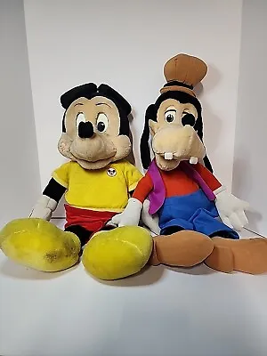 VINTAGE WORLDS OF WONDER TALKING MICKEY MOUSE & GOOFY Untested  • £67.55