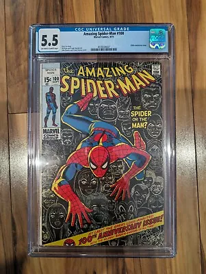 Marvel Amazing Spider-Man #100 5.5 CGC 9/71 Stan Lee Story • $124