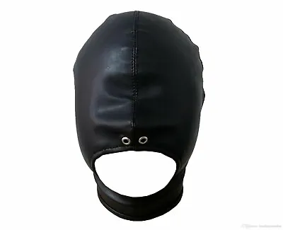 £4.99 • Buy Spandex Or Pu Leather Zip Back Open Mouth Bondage Gimp Slave Hood Mask Eyeless