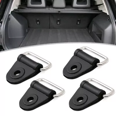 4Pcs Car Hook Fixing Clips Cargo Net Floor Ring Loop Hanging Tie Down Hook Fixed • $5.71