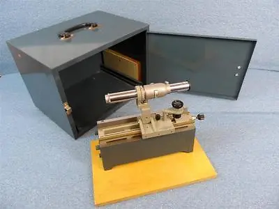 Central Scientific / Gaertner Micrometer Slide Microscope W/ Metal Case • $178.40