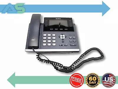 Yealink SIP-T46U Ultra-Elegant Gigabit VoIP 4.3  LCD Business Dekstop Phone • $44.79