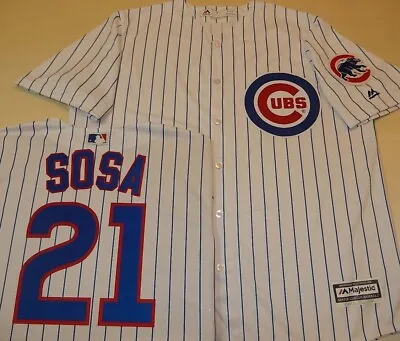 30225 Mens Majestic CHICAGO CUBS SEWN Cool Base Baseball JERSEY All Sizes • $99.99