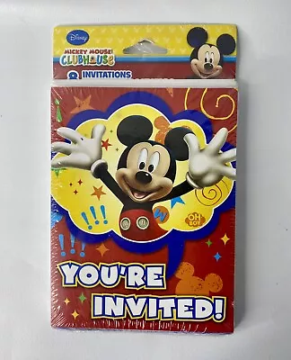 DesignWare Disney Mickey Mouse Clubhouse Invitations W/ Envelopes  8 Ct • $3.99