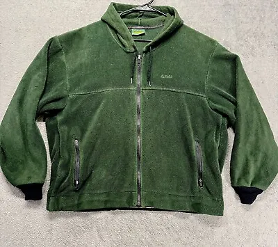 Vintage Cabelas Jacket Mens Large Polartec Fleece Green Made In USA • $6.25