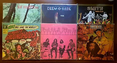 60's/70's PSYCH/BLUES ROCK Vinyl Lp Lot Original US Presses 6 Albums! • $32