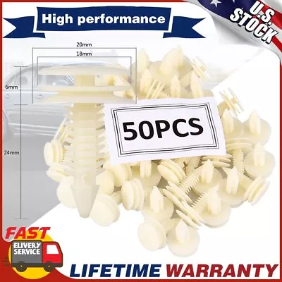 50PCS Plastic Door Trim Panel Retainer Car Fasteners Clips For Chevrolet GMC S10 • $5.59