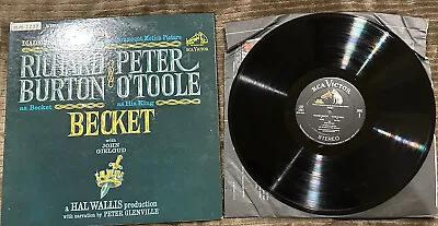 Becket Dialogue Highlights Richard Burton Peter O’Toole LP • $3.50