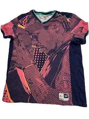 $29.99 • Buy Vintage Reebok Classic Lemar & Dauley Mesh AOP TE Jersey Shirt Large V-neck