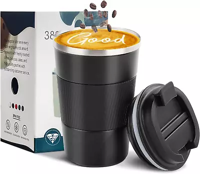 Coffee Travel Mug Spill Proof Leak Proof 14OzInsulated Coffee Mug With LidBest • $14.57