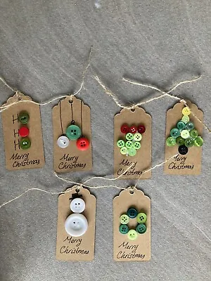 5 Handmade Christmas Gift Tags • £3.50