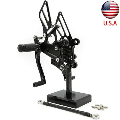 For Ninja ZX6R ZX636 2009-2021 CNC Rearset Footrest Footpeg Pedal Shift Rear Set • $109.99