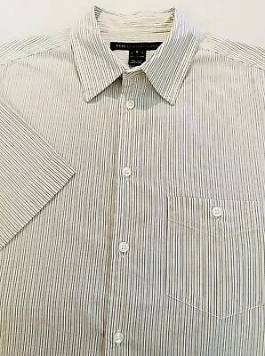 MARC By MARC JACOBS Shirt Mens M Short Sleeve Button Up Casual Untuck Preppy • $27.91