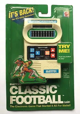 Mattel Electronics 2000 Classic Football Hand Held Game  • $50