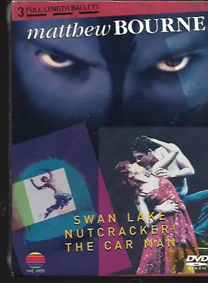 Matthew Bourne Set 3 Ballets Swan Lake/nutcracker/the Car Man R2 Dvd New/sealed • £29.99